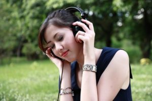 Optimism through listening music