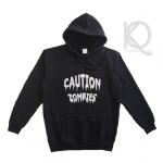 caution zombies hoodie design