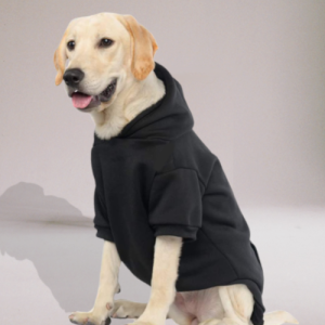 dog hoodie black color