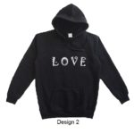 hoodie quote love design 2