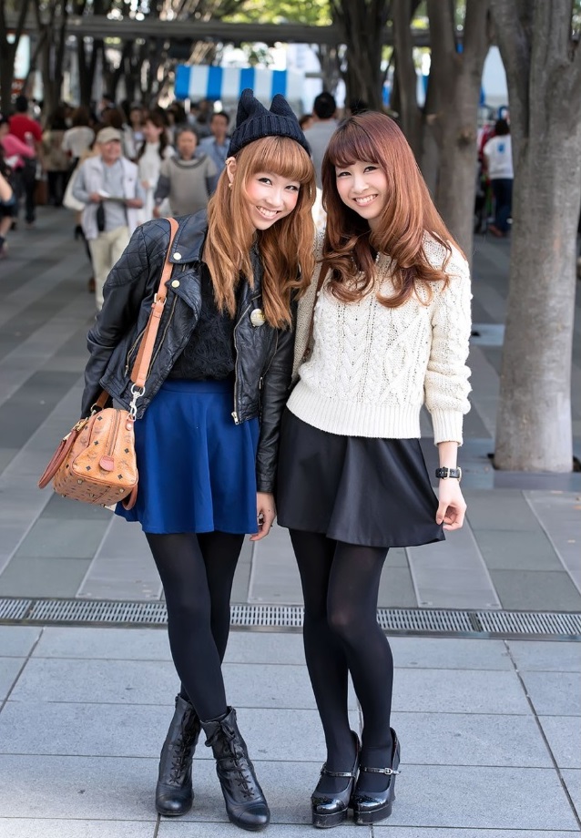 japan women winter autumn fashion