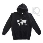 world map hoodie design